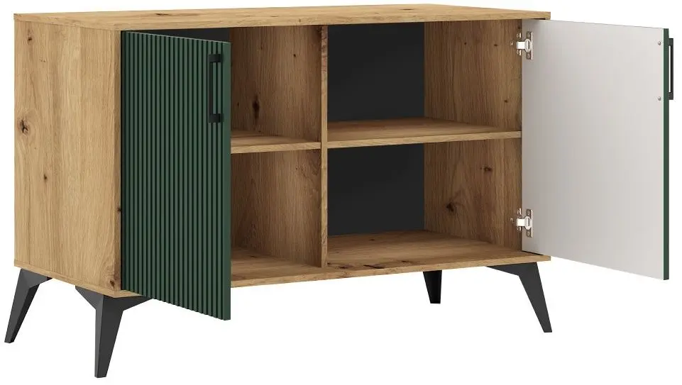 Tumba Tempo Kondela Lugon 2D LU2 (Artisan Oak/Dark Green) - 5