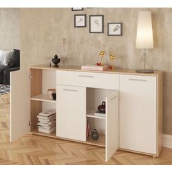 Тумба Tempo Kondela Lunia (White/Sonoma Oak) Thumb