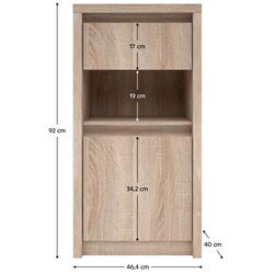 Тумба Tempo Kondela Norty Typ 24 1D1S (Sonoma Oak) Thumb