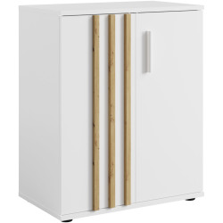 Tumba Tempo Kondela Tolis Typ 1 2D (White/Artisan Oak) Thumb