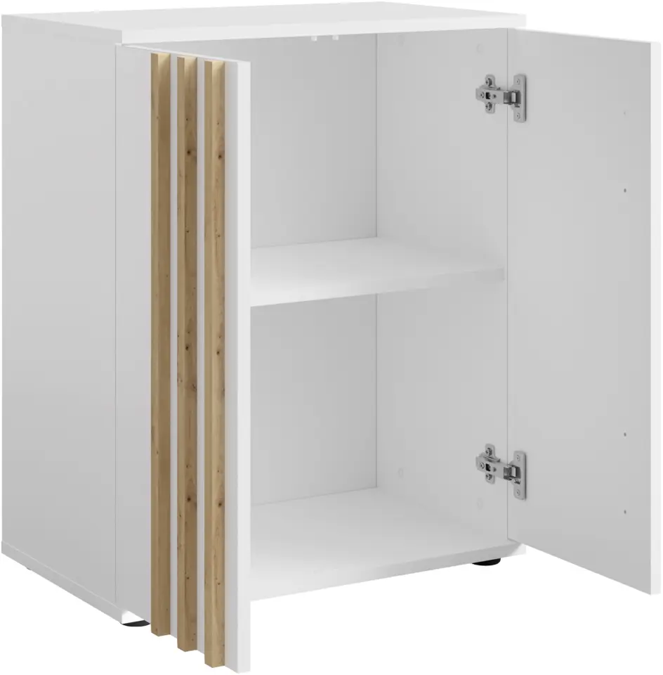 Tumba Tempo Kondela Tolis Typ 1 2D (White/Artisan Oak) - 3