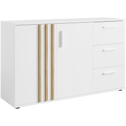 Тумба Tempo Kondela Tolis TYP 3 2D3S (White/Artisan Oak) Thumb