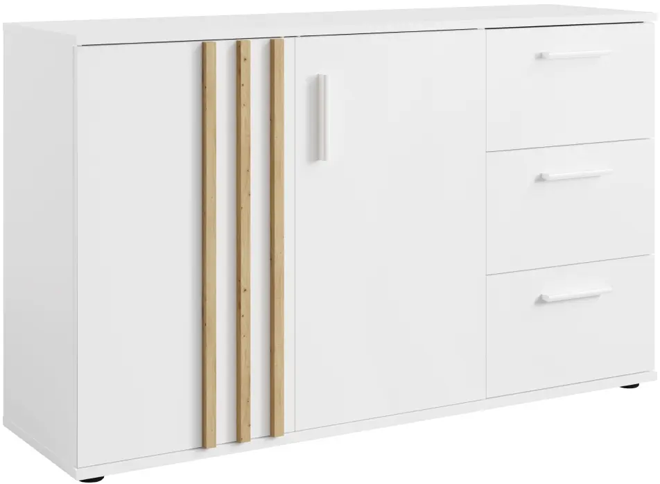 Тумба Tempo Kondela Tolis TYP 3 2D3S (White/Artisan Oak) - 2