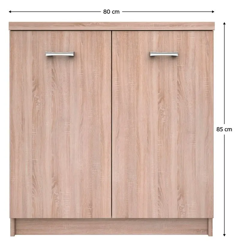 Тумба Tempo Kondela Topty Typ 21 2D (Sonoma Oak) - 3