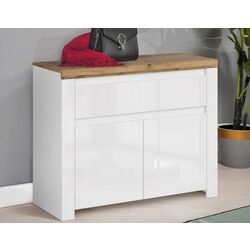 Tumba Tempo Kondela Vilgo 2D1S (Wotan Oak/White Gloss)