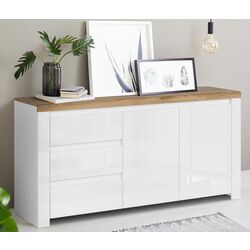 Tumba Tempo Kondela Vilgo 2D3S (Wotan Oak/White Gloss)