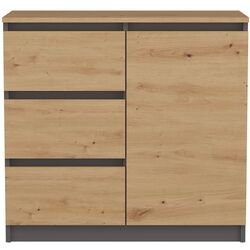 Tumba TopEshop 1D3S 80 (Anthracite/Artisan Oak) Thumb