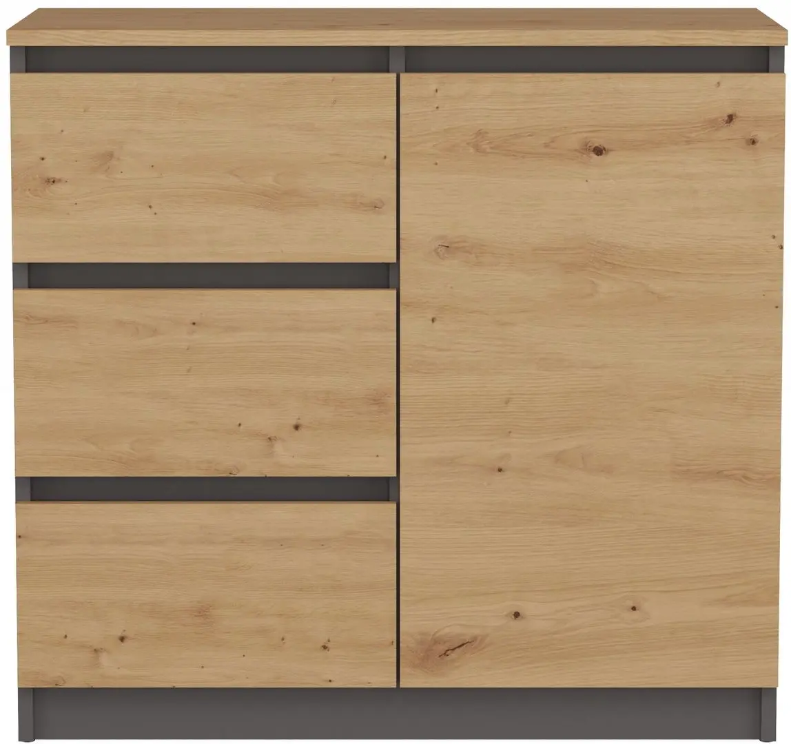 Tumba TopEshop 1D3S 80 (Anthracite/Artisan Oak)