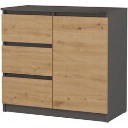 Tumba TopEshop 1D3S (Anthracite/Artisan Oak) Thumb