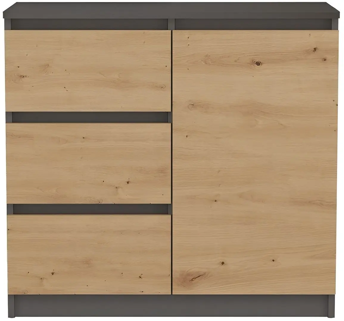 Tumba TopEshop 1D3S (Anthracite/Artisan Oak)