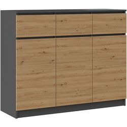 Tumba TopEshop 3D3S (Anthracite/Artisan Oak)