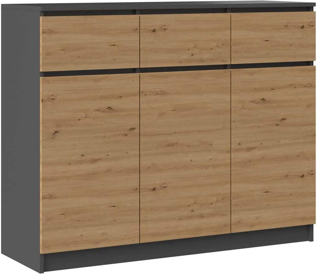 Tumba TopEshop 3D3S (Anthracite/Artisan Oak)