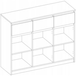 Tumba TopEshop 3D3S (White) Thumb