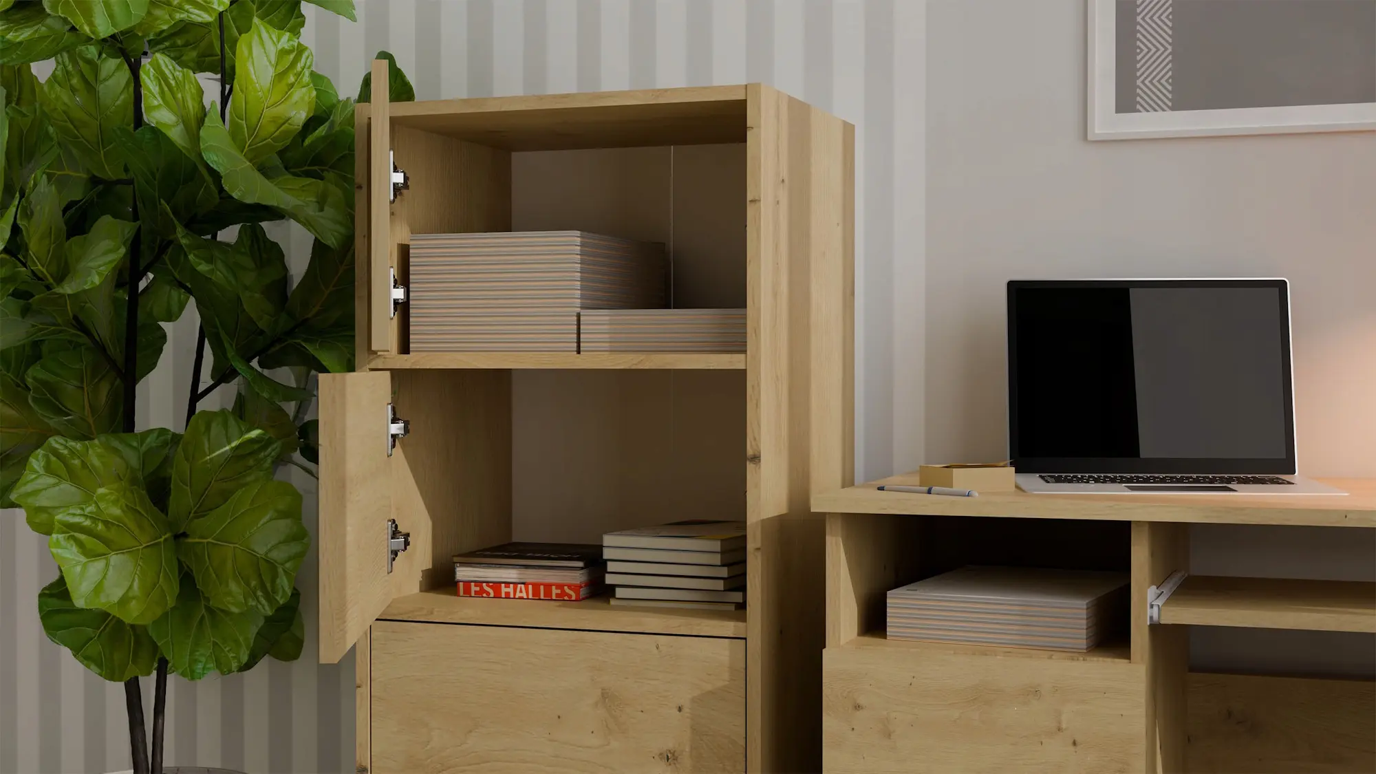 Шкафчик TopEshop Alma (Artisan Oak) - 6