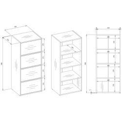 Шкафчик TopEshop Alma (Artisan Oak) Thumb