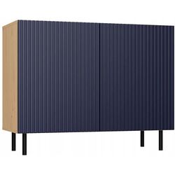 Tumba TopEshop Kama 2D Slim (Artisan Oak/Dark Blue) Thumb