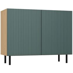 Tumba TopEshop Kama 2D Slim (Artisan Oak/Green) Thumb