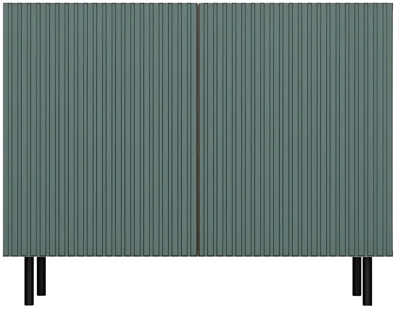 Tumba TopEshop Kama 2D Slim (Artisan Oak/Green)