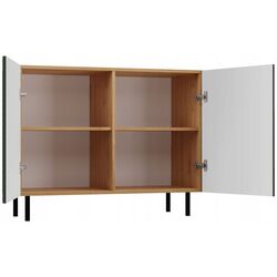 Tumba TopEshop Kama 2D Slim (Artisan Oak/Green) Thumb