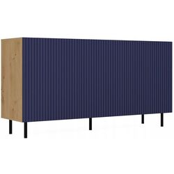 Tumba TopEshop Kama 3D Slim (Artisan Oak/Dark Blue) Thumb