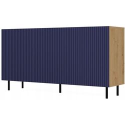 Tumba TopEshop Kama 3D Slim (Artisan Oak/Dark Blue) Thumb