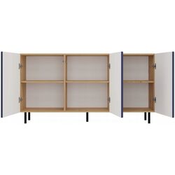 Tumba TopEshop Kama 3D Slim (Artisan Oak/Dark Blue) Thumb