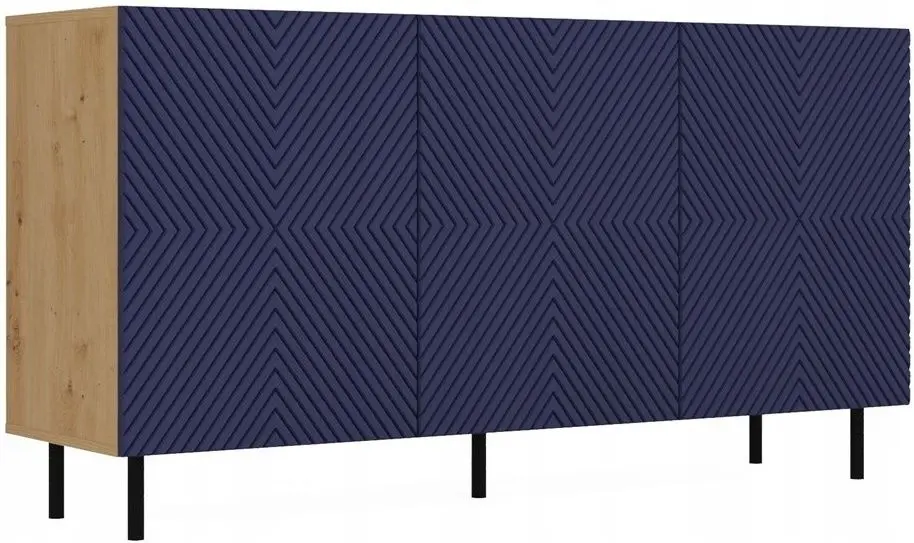 Tumba TopEshop Kama 3K (Artisan Oak/Dark Blue)