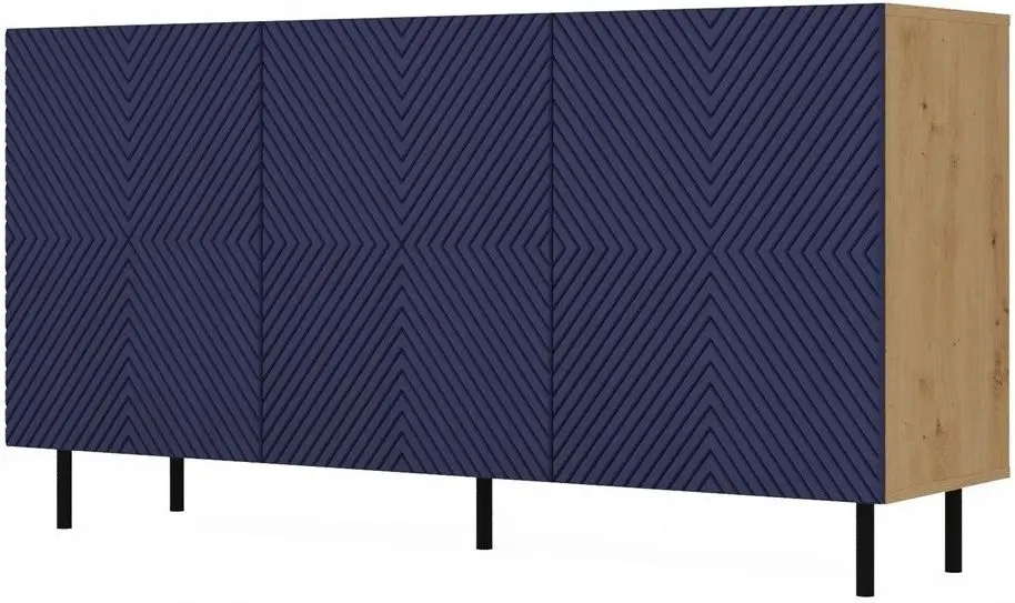 Tumba TopEshop Kama 3K (Artisan Oak/Dark Blue)