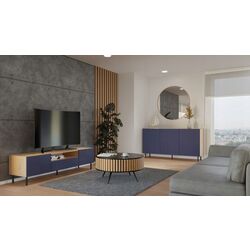 Tumba TopEshop Kama 3K (Artisan Oak/Dark Blue) Thumb