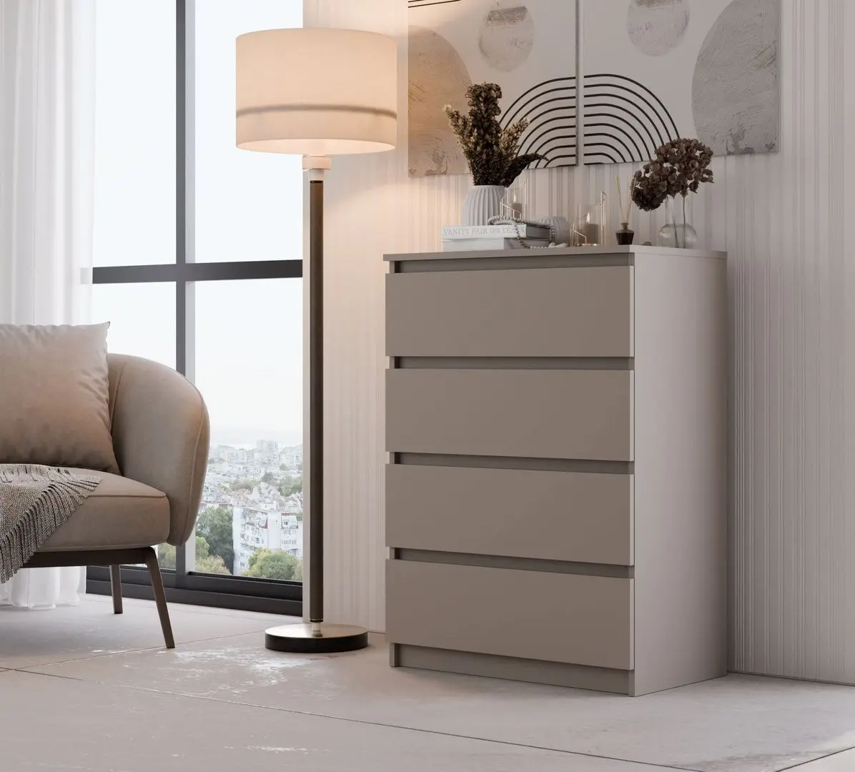 Comoda TopEshop M4 (Gray Clay)