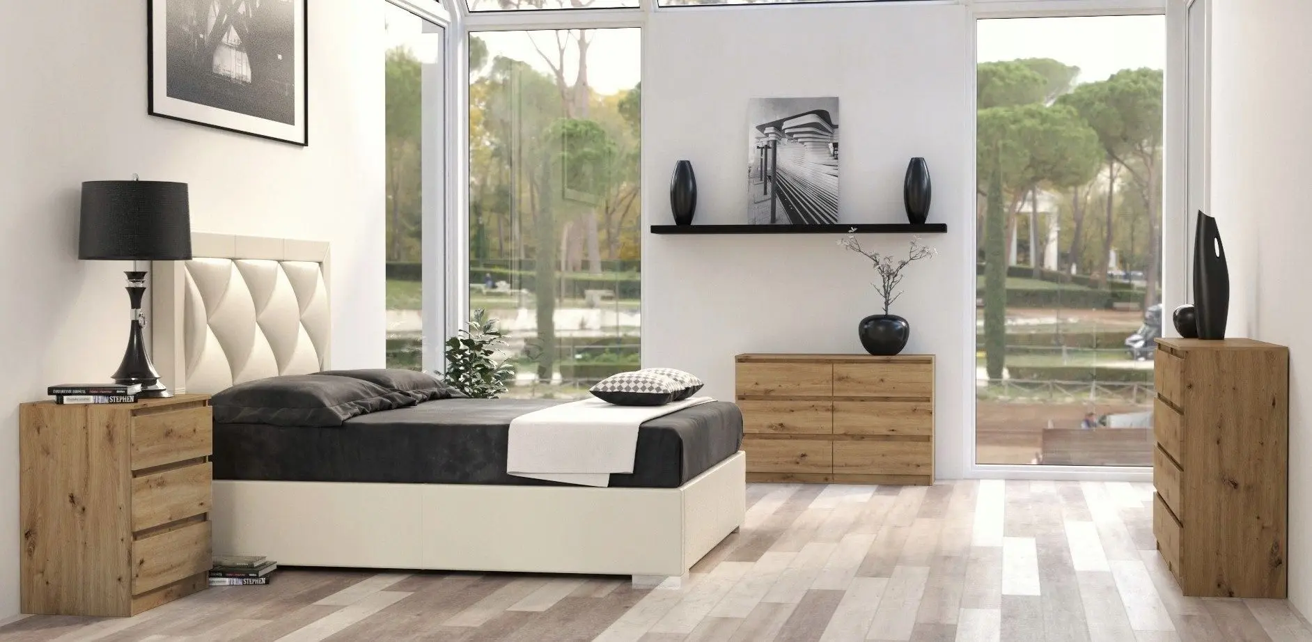 Comoda TopEshop Malwa M3 (Artisan Oak)