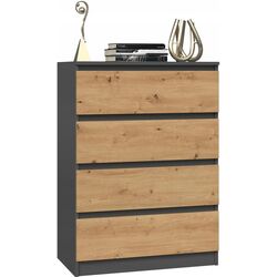 Comoda TopEshop Malwa M4 (Anthracite/Artisan Oak) Thumb