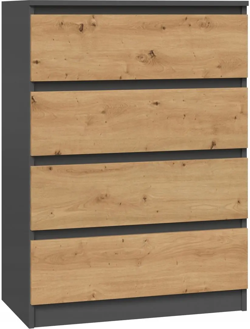 Comoda TopEshop Malwa M4 (Anthracite/Artisan Oak)