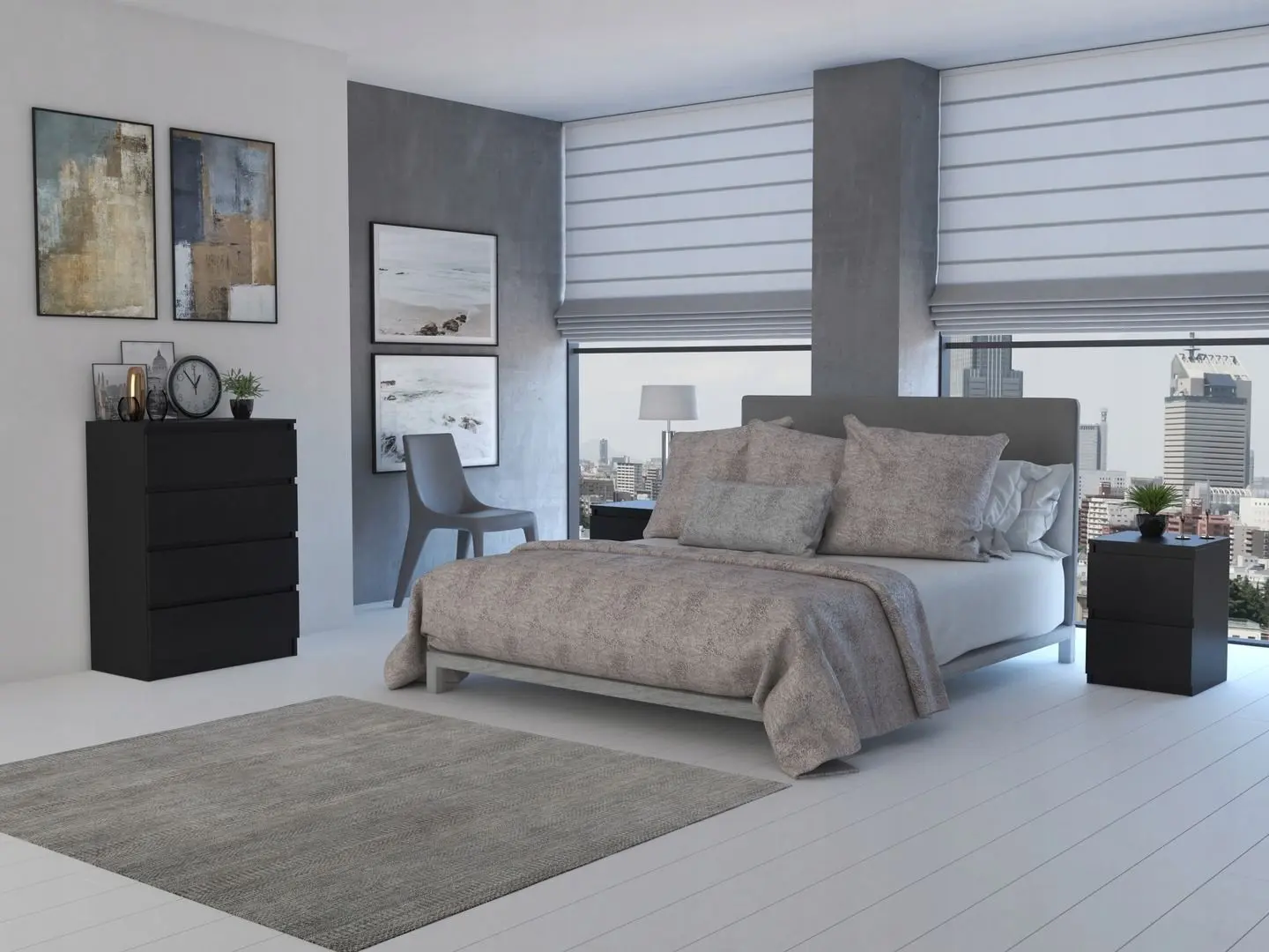 Comoda TopEshop Malwa M4 (Black)