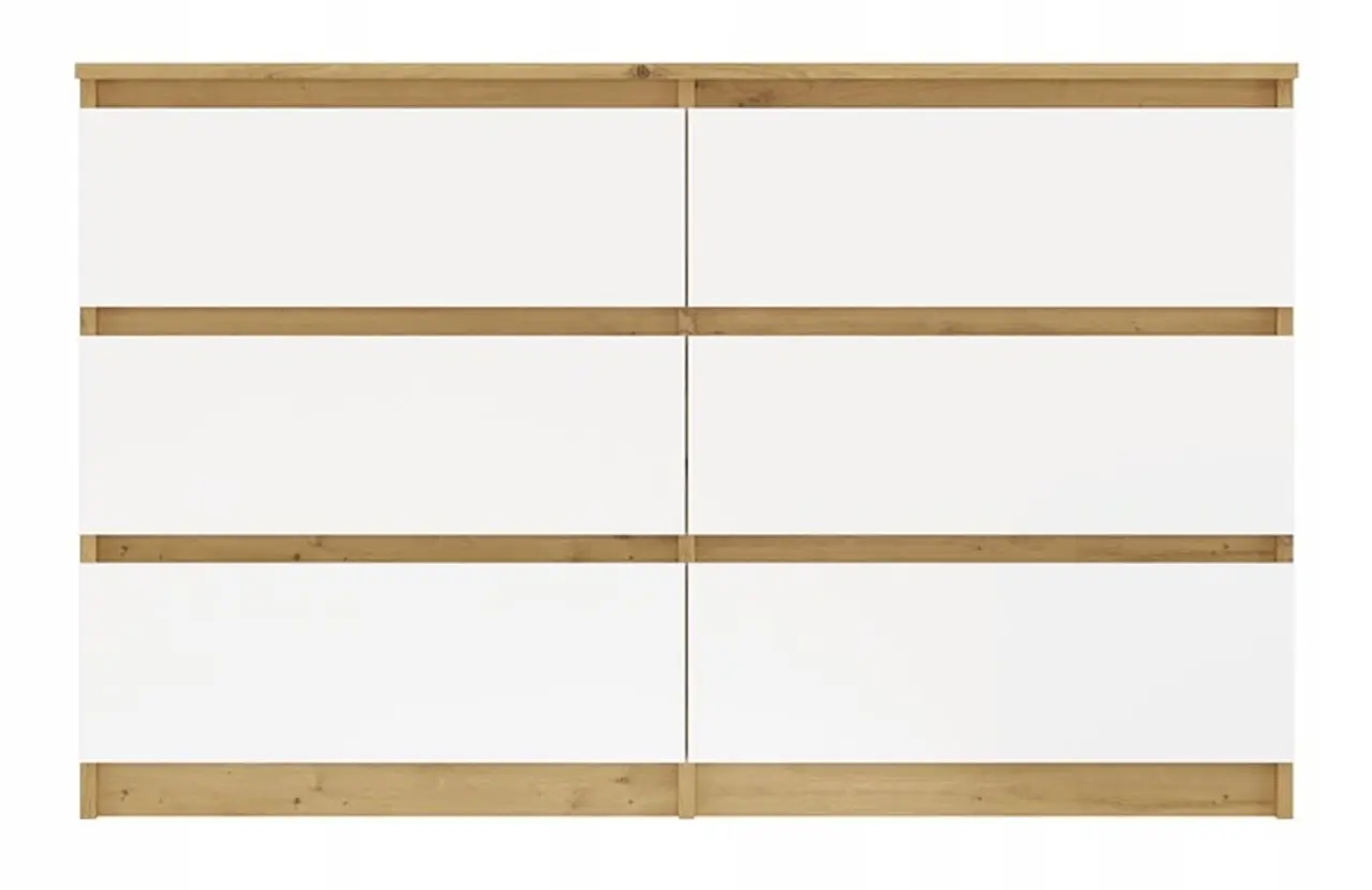 Comoda TopEshop Malwa M6 120 (Artisan Oak/White)