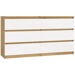 Comoda TopEshop Malwa M6 140 (Artisan Oak/White) Thumb