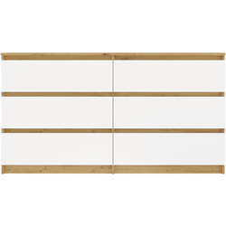 Comoda TopEshop Malwa M6 140 (Artisan Oak/White) Thumb