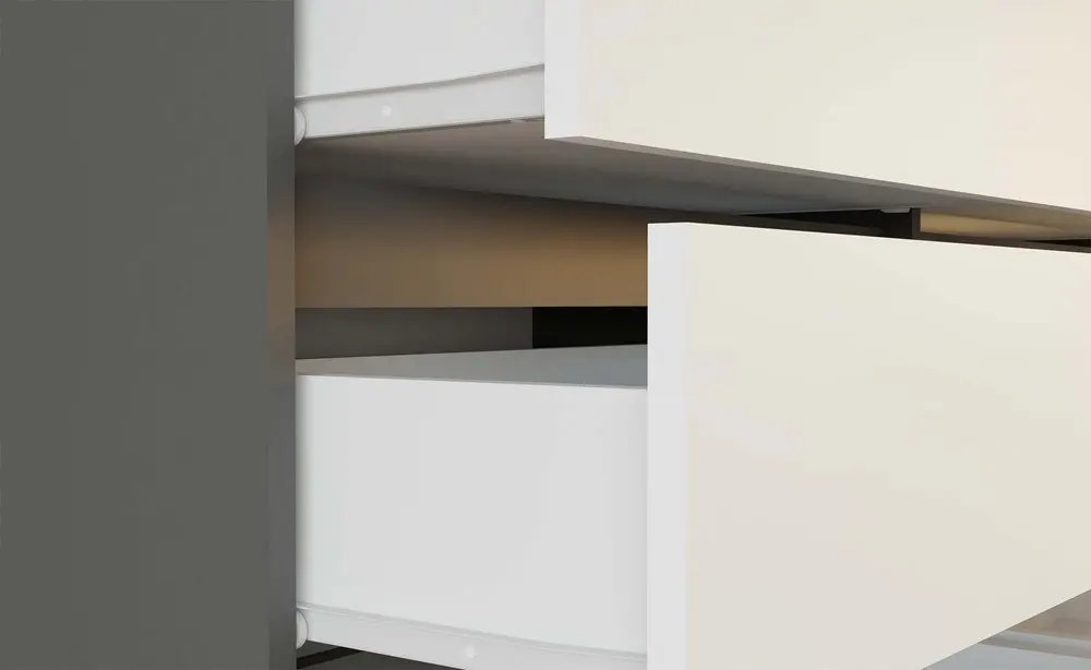 Comoda TopEshop Malwa M6 (Anthracite/White) - 3