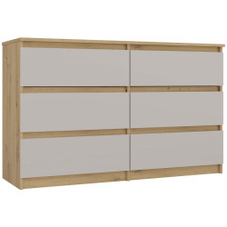 Комод TopEshop Malwa M6 (Artisan Oak/Cashmere) Thumb