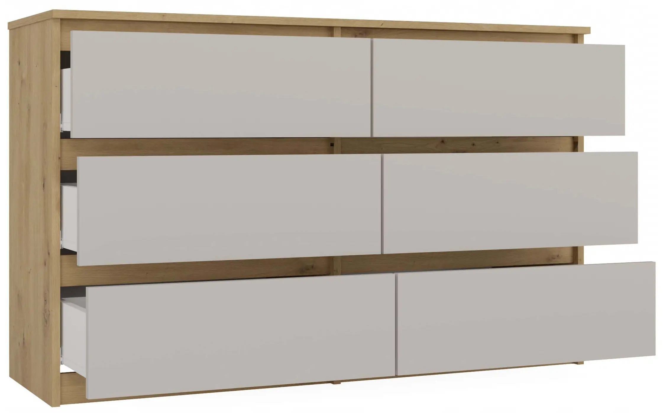 Комод TopEshop Malwa M6 (Artisan Oak/Cashmere) - 3