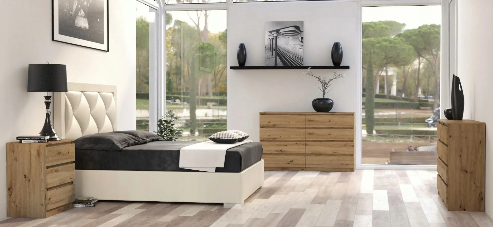 Комод TopEshop Malwa M8 140 (Artisan Oak)