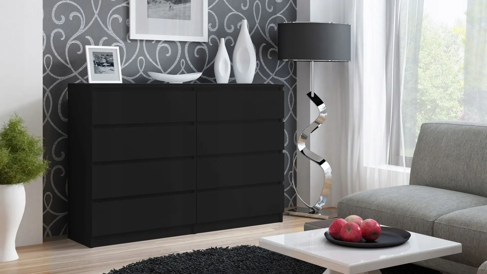 Comoda TopEshop Malwa M8 140 (Black)