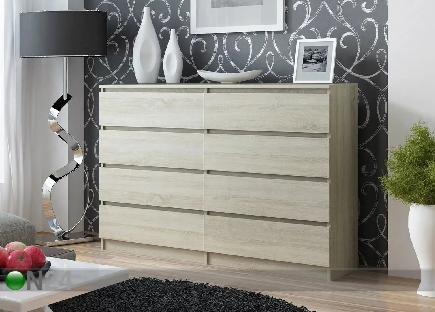 Comoda TopEshop Malwa M8 140 (Sonoma Oak)