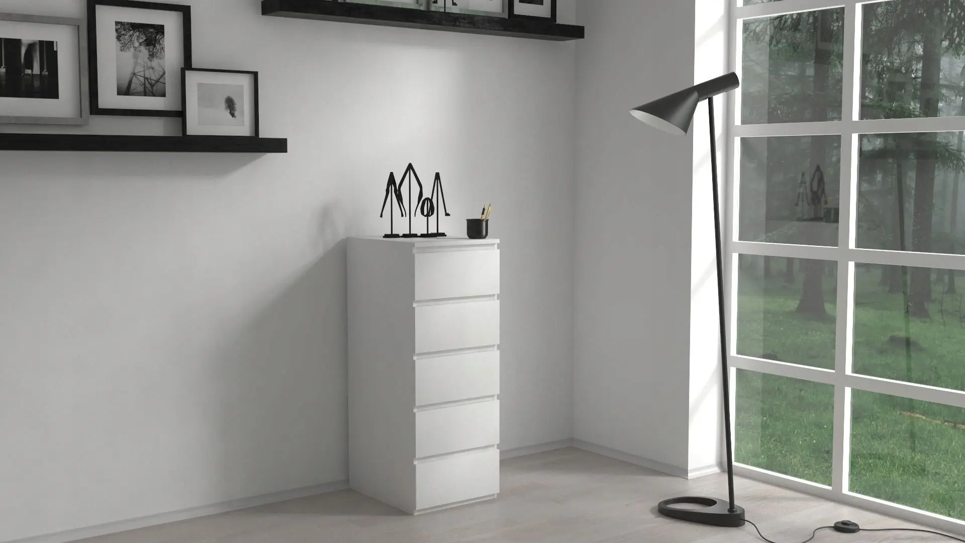 Comoda TopEshop Malwa W5 (White)