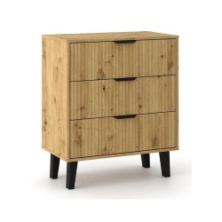 Comoda TopEshop Scandi 3S Slim (Artisan Oak) Thumb