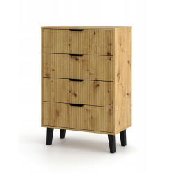 Comoda TopEshop Scandi 4S Slim (Artisan Oak) Thumb
