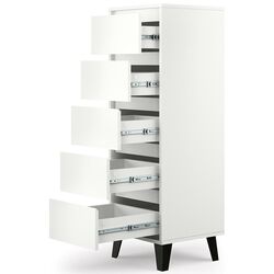 Comoda TopEshop Scandi 5S (White) Thumb