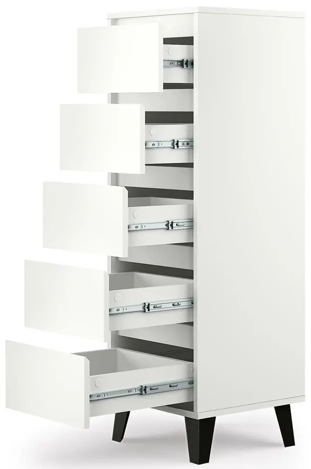 Comoda TopEshop Scandi 5S (White)