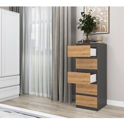 Comoda TopEshop W5 (Anthracite/Artisan Oak) Thumb