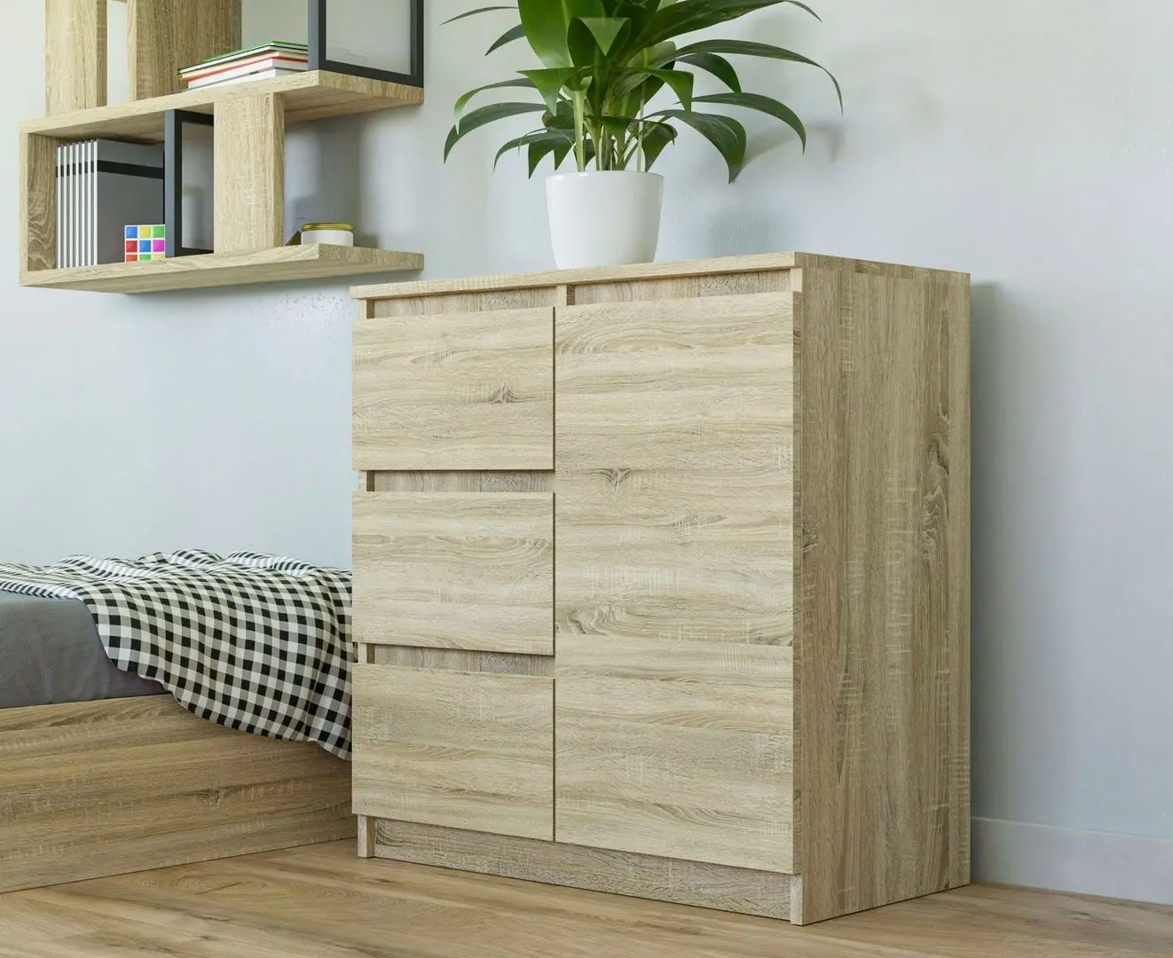 Tumba TopEshop 1D3S 40x75x80 (Sonoma Oak)